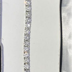 Sapphire sterling silver bracelet.